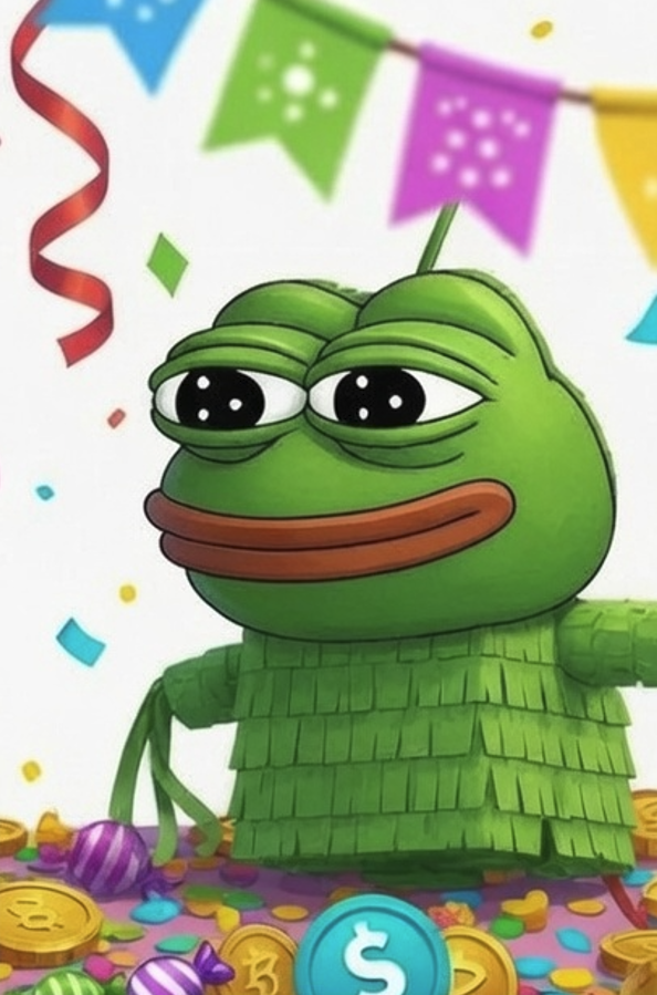Pepe piñata sticker