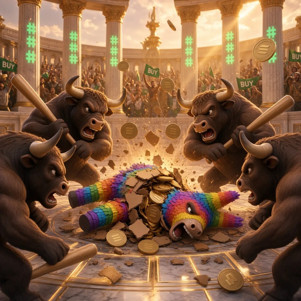 PINATA meme — smashing another pinata